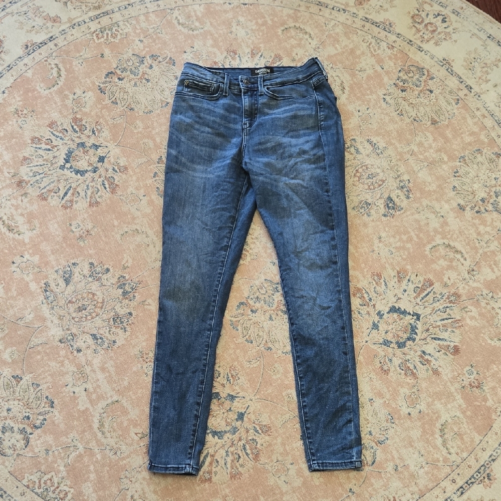 Levi's Denizen Ultra High Rise Super Skinny Jeans Classic 5 Pocket Sz 6 W28 EUC